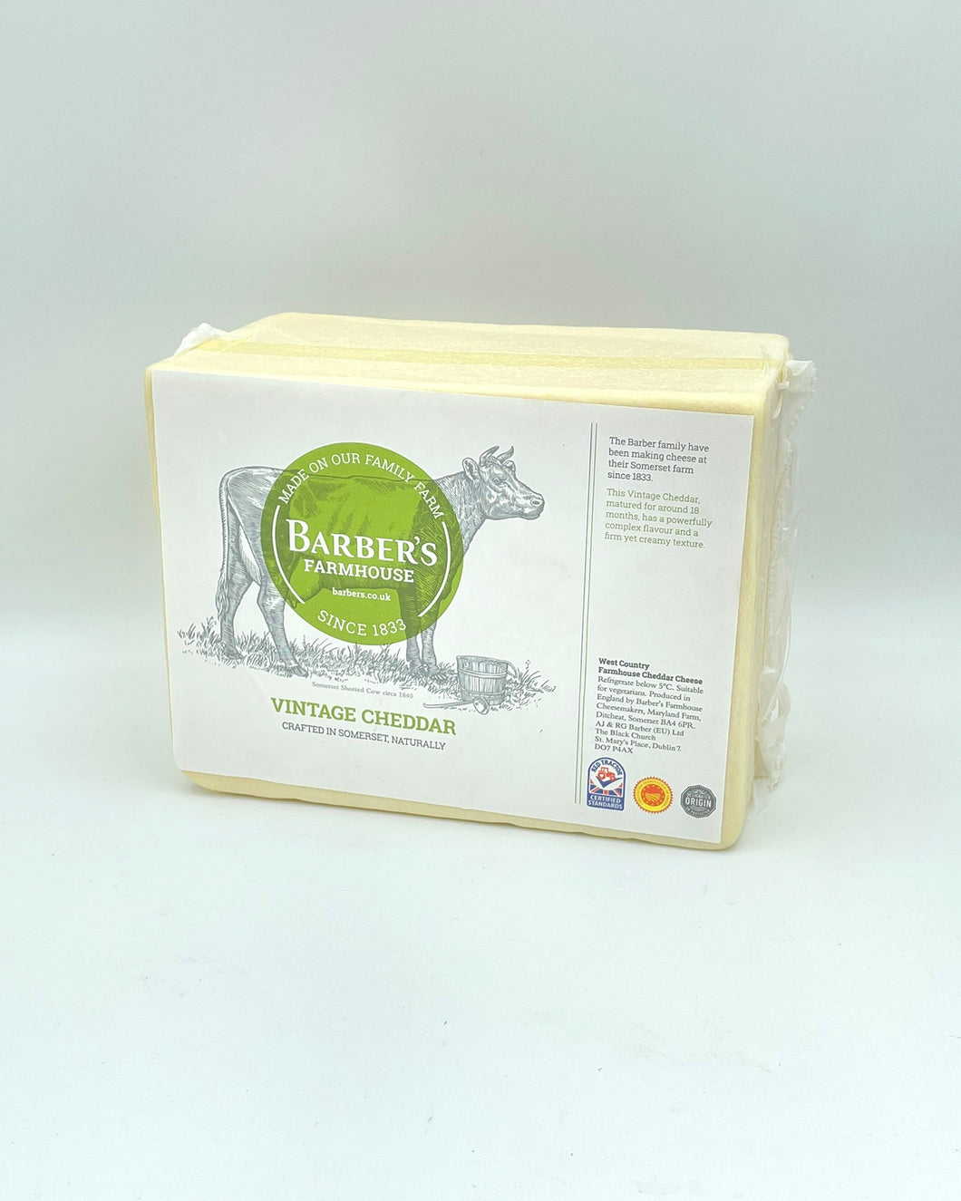 Cheddar White Farmhouse Lagret Blok